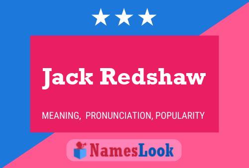 ملصق اسم Jack Redshaw