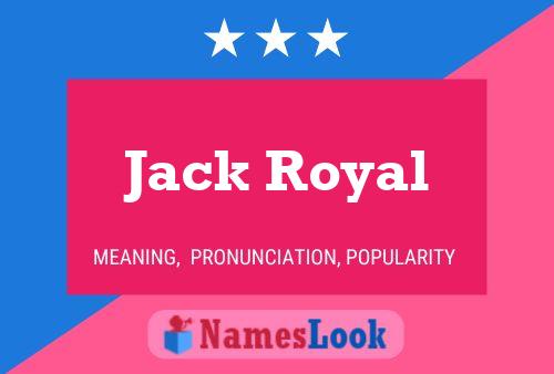 ملصق اسم Jack Royal