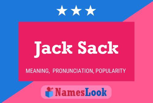 ملصق اسم Jack Sack