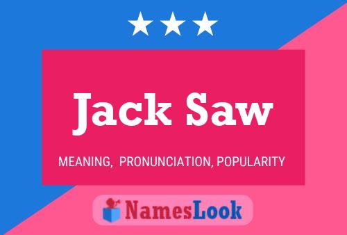 ملصق اسم Jack Saw