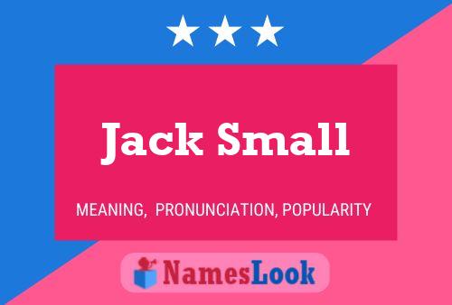 ملصق اسم Jack Small