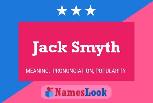 ملصق اسم Jack Smyth