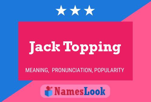 ملصق اسم Jack Topping