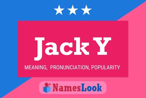 ملصق اسم Jack Y