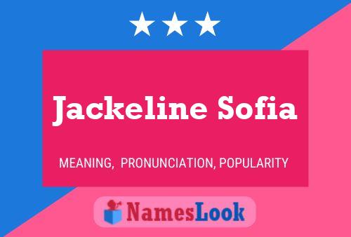 ملصق اسم Jackeline Sofia