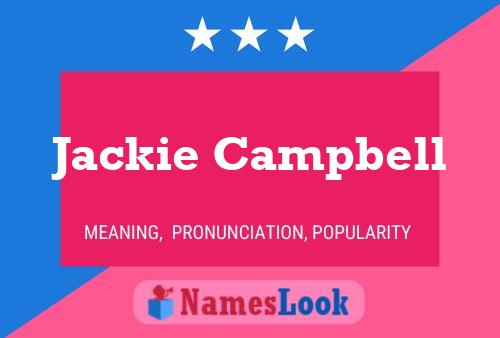 ملصق اسم Jackie Campbell