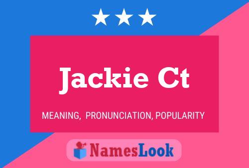 ملصق اسم Jackie Ct