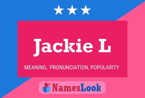 ملصق اسم Jackie L