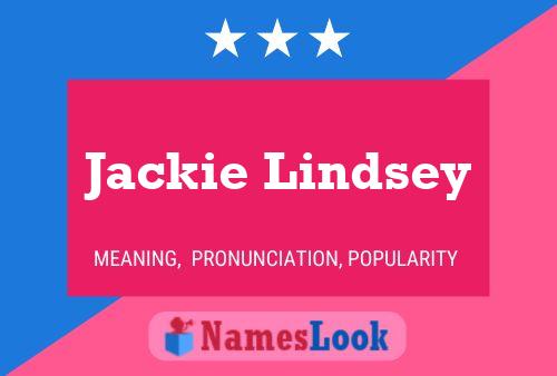 ملصق اسم Jackie Lindsey