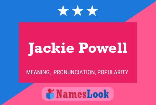 ملصق اسم Jackie Powell