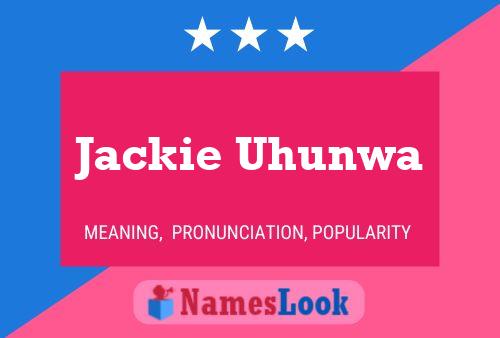 ملصق اسم Jackie Uhunwa