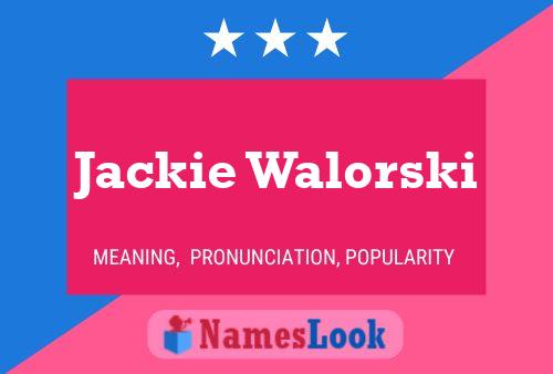 ملصق اسم Jackie Walorski