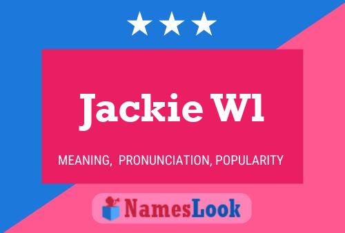 ملصق اسم Jackie Wl