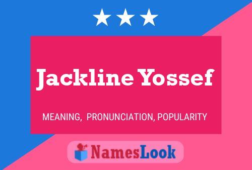 ملصق اسم Jackline Yossef