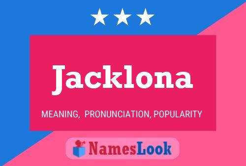 ملصق اسم Jacklona