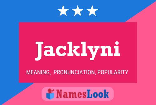 ملصق اسم Jacklyni