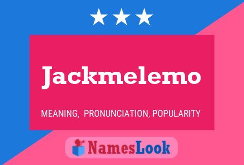 ملصق اسم Jackmelemo