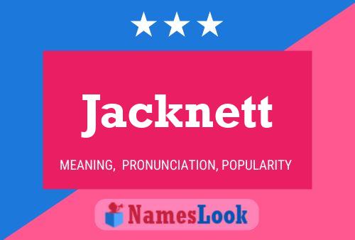 ملصق اسم Jacknett