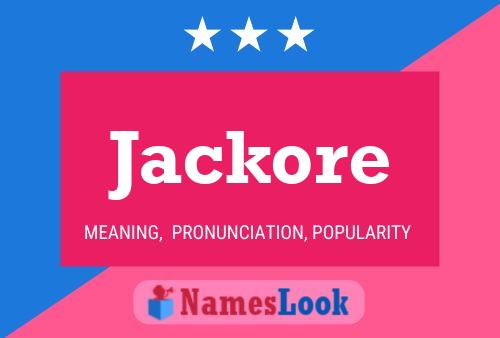 ملصق اسم Jackore