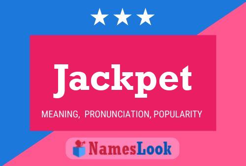 ملصق اسم Jackpet