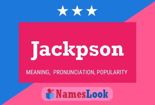 ملصق اسم Jackpson