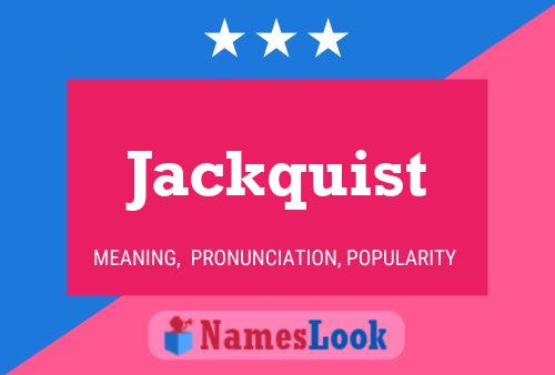 ملصق اسم Jackquist