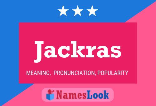 ملصق اسم Jackras