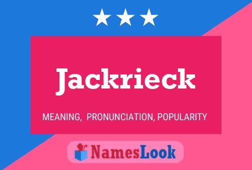 ملصق اسم Jackrieck