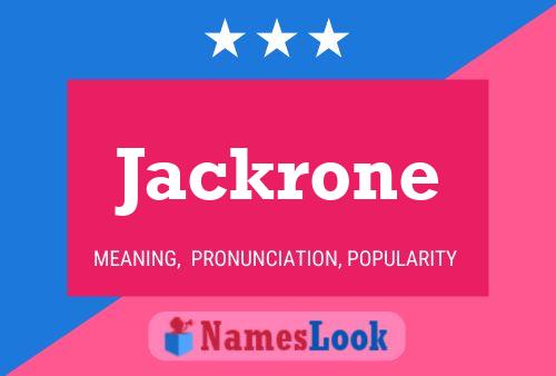 ملصق اسم Jackrone