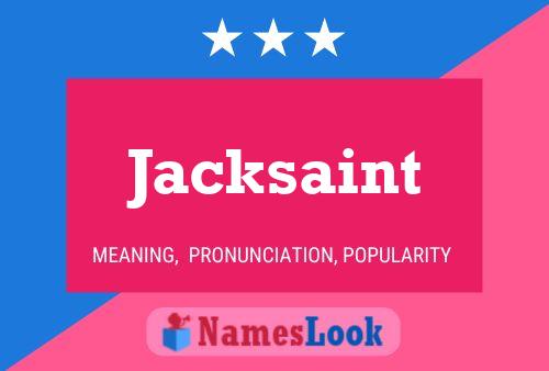 ملصق اسم Jacksaint