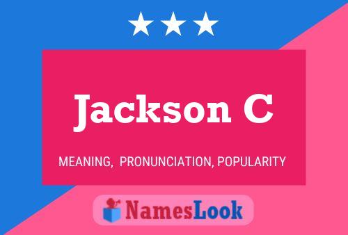 ملصق اسم Jackson C