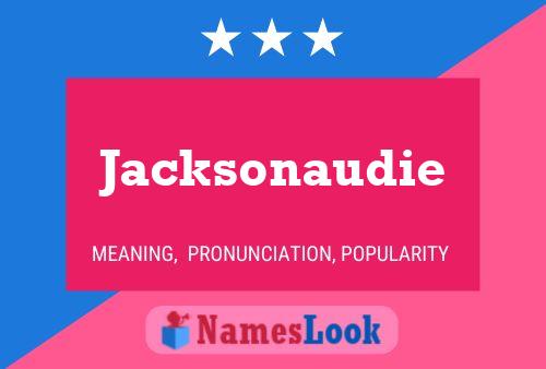 ملصق اسم Jacksonaudie