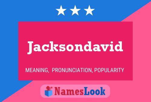 ملصق اسم Jacksondavid