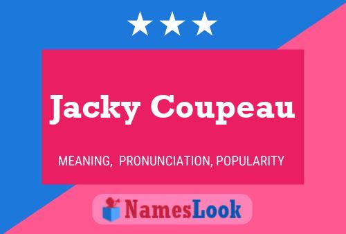 ملصق اسم Jacky Coupeau