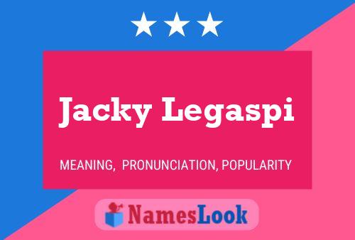 ملصق اسم Jacky Legaspi