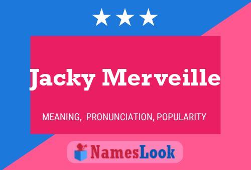 ملصق اسم Jacky Merveille