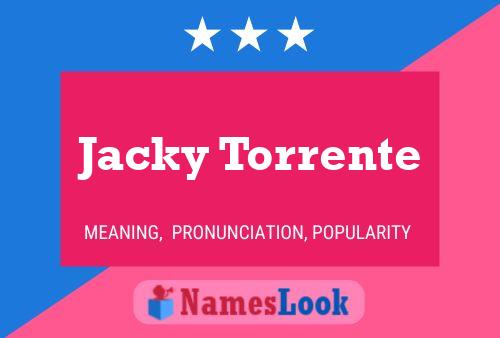 ملصق اسم Jacky Torrente