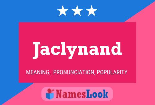 ملصق اسم Jaclynand