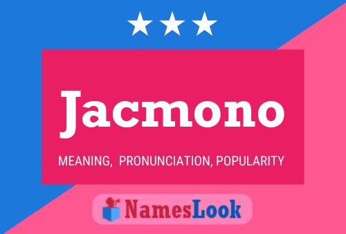 ملصق اسم Jacmono