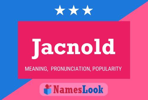 ملصق اسم Jacnold