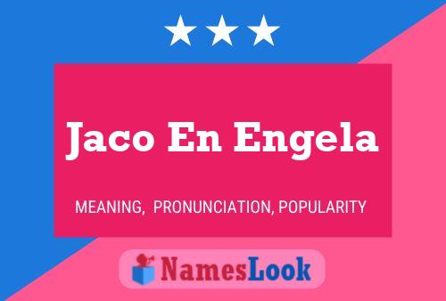 ملصق اسم Jaco En Engela