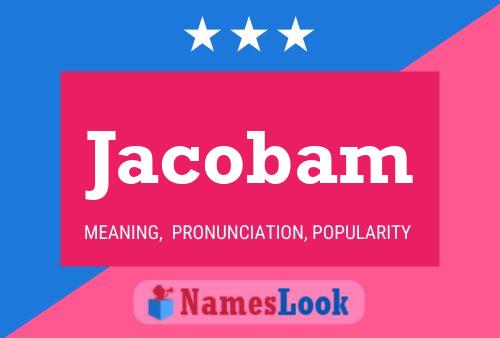 ملصق اسم Jacobam