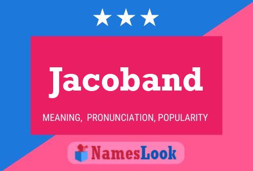 ملصق اسم Jacoband