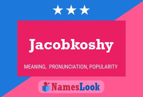 ملصق اسم Jacobkoshy