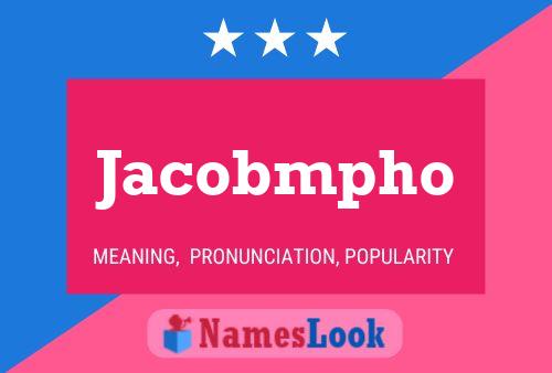 ملصق اسم Jacobmpho