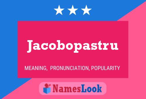 ملصق اسم Jacobopastru