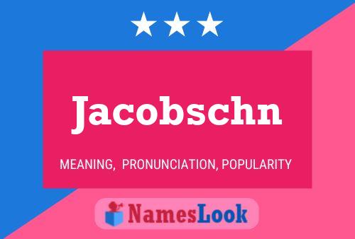 ملصق اسم Jacobschn