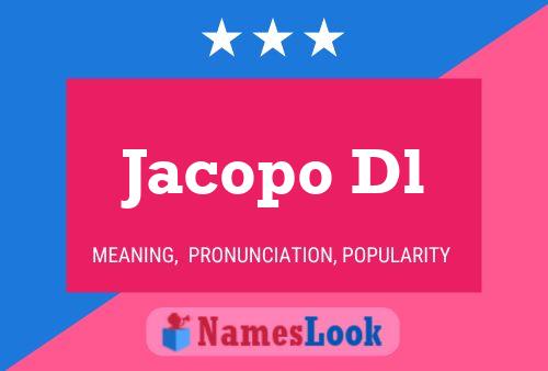 ملصق اسم Jacopo Dl