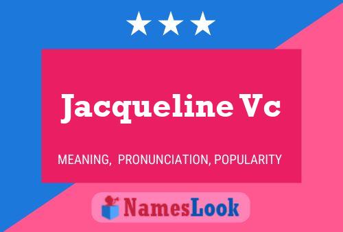 ملصق اسم Jacqueline Vc