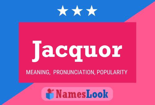 ملصق اسم Jacquor